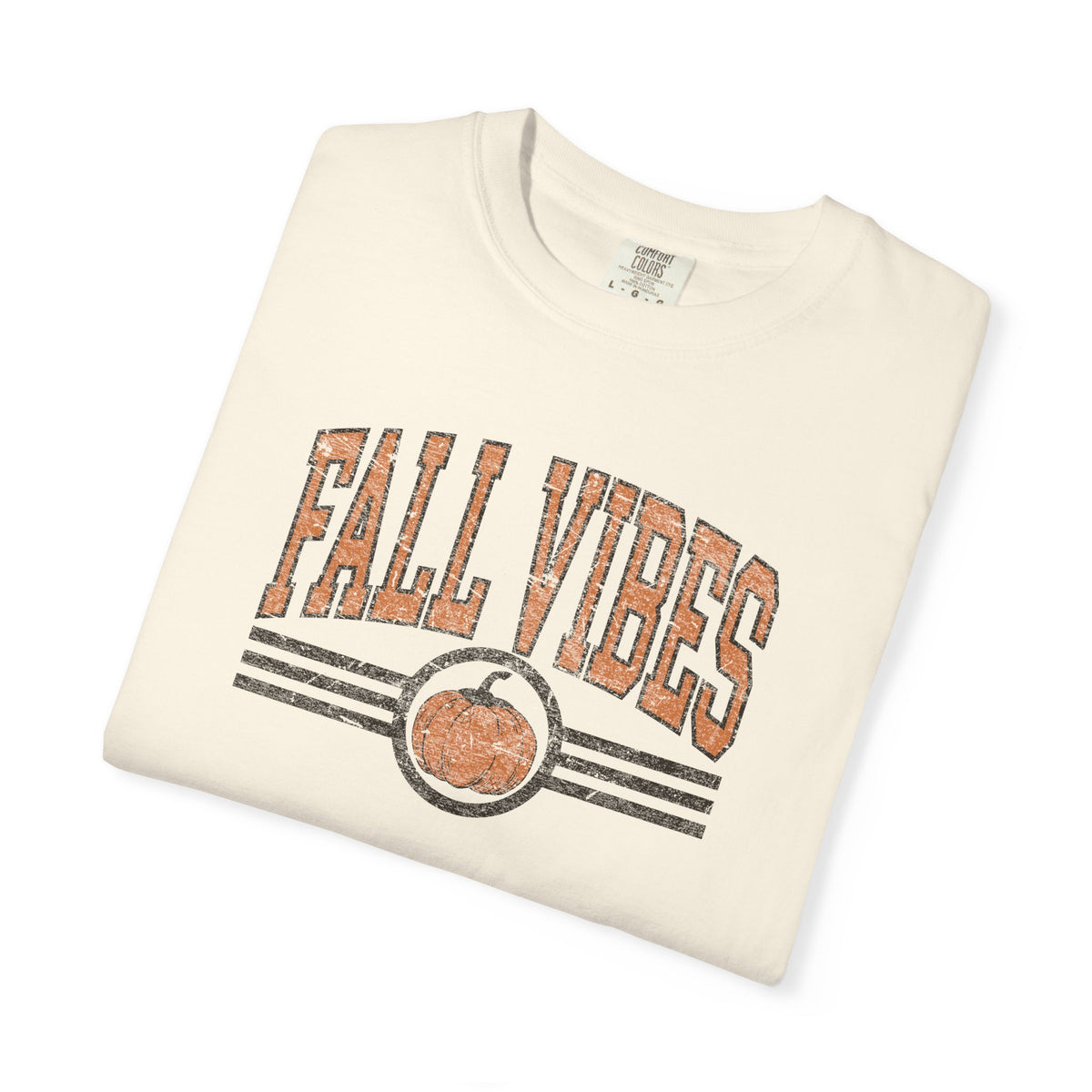 Fall Vibes Vintage Pumpkin Graphic Tee