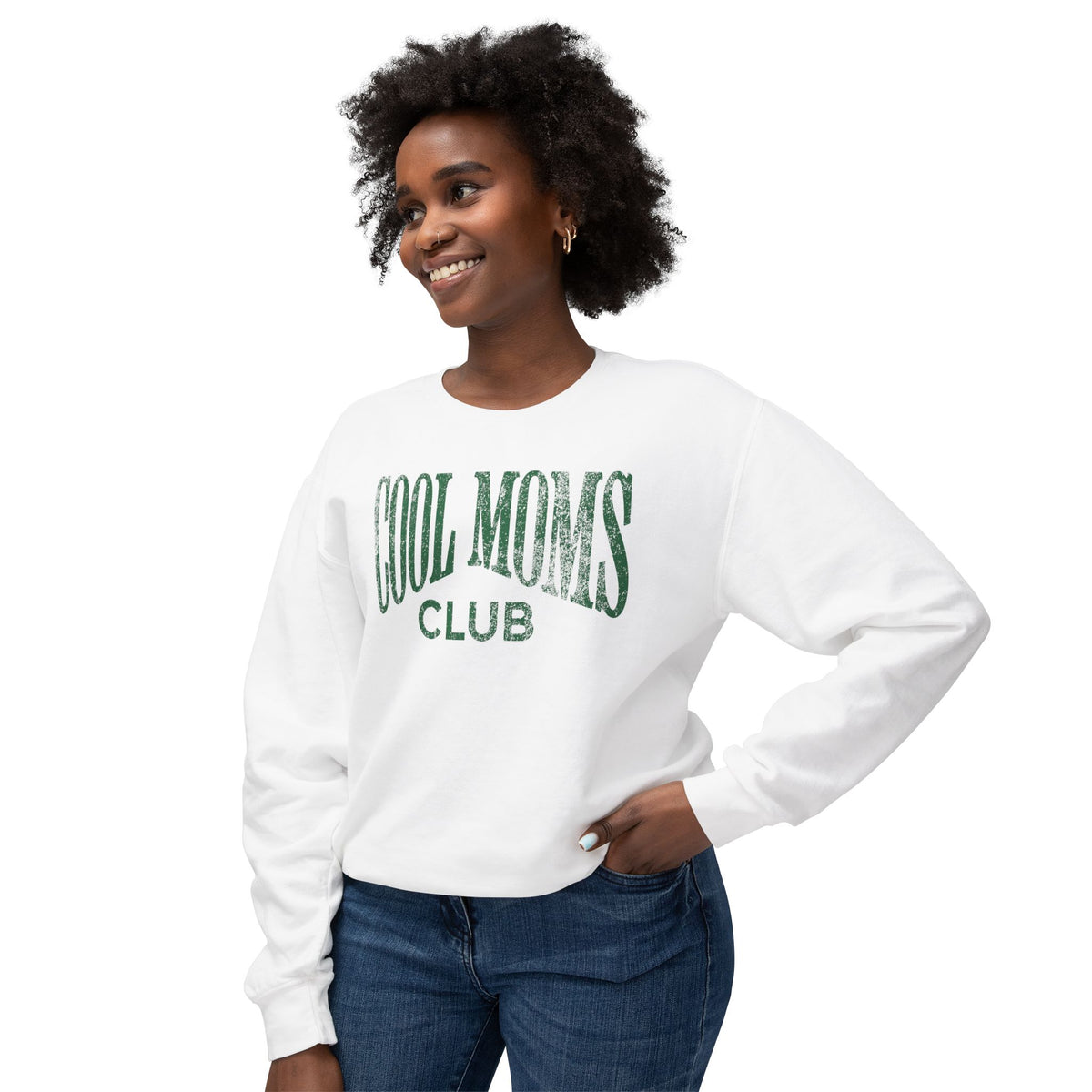 Cool Moms Club- Vintage Style Crewneck