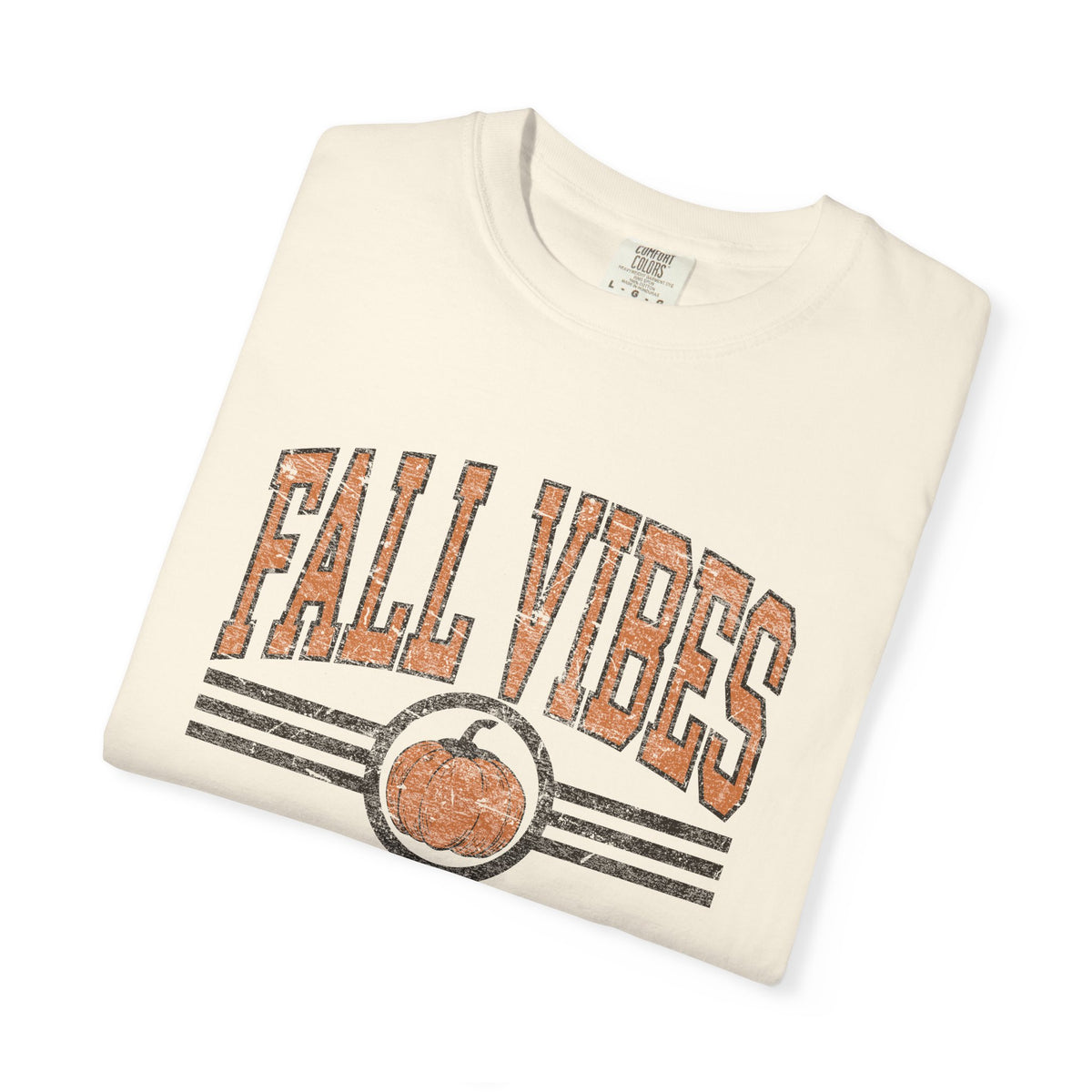 Fall Vibes Vintage Pumpkin Graphic Tee