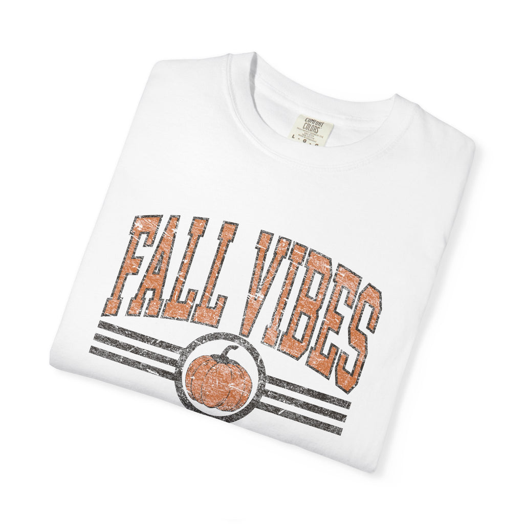 Fall Vibes Vintage Pumpkin Graphic Tee