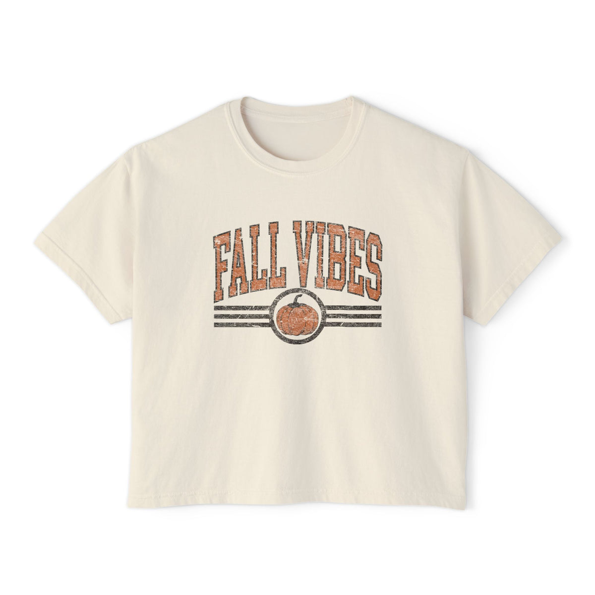 Fall Pumpkin Vibes Women's Boxy Tee