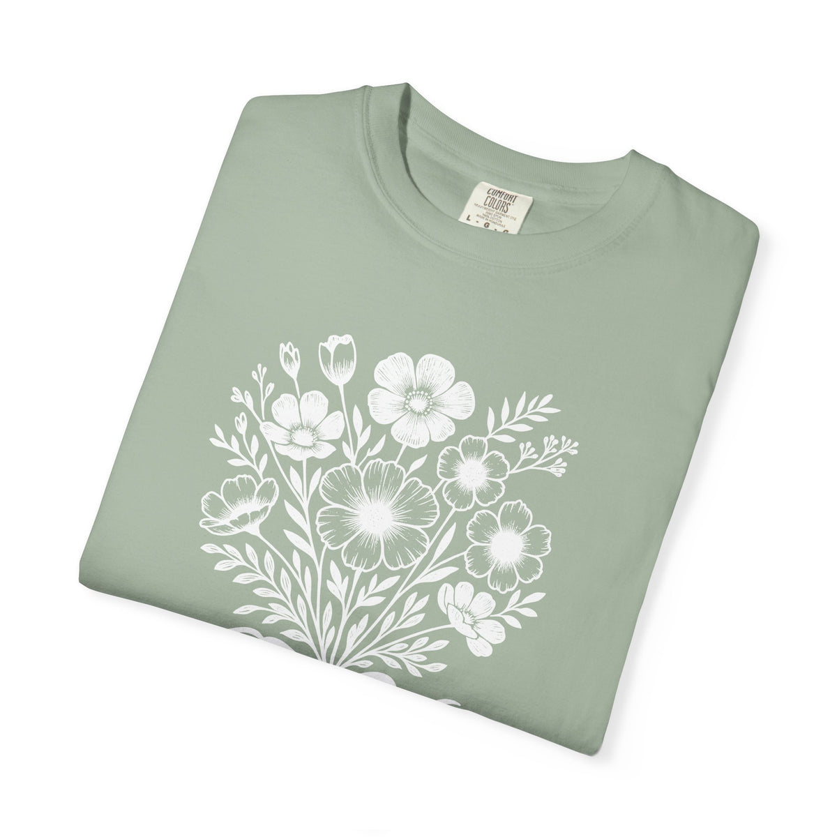 Floral Teacher T-Shirt — "Teachers plant seeds of love that bloom forever"