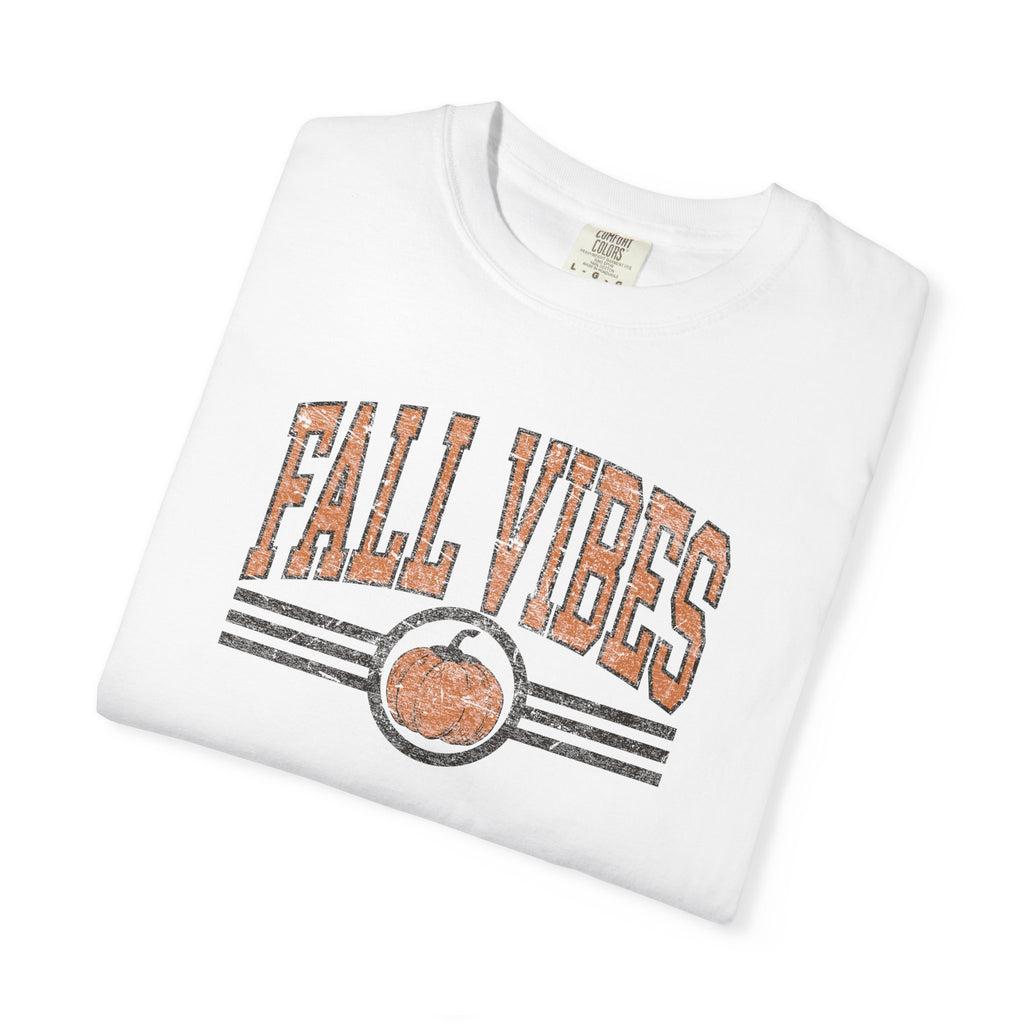 Fall Vibes Vintage Pumpkin Graphic Tee